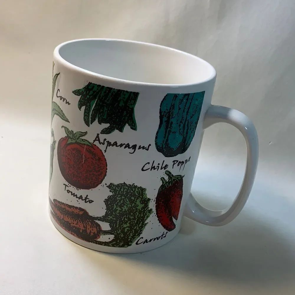 Large 32 Ounce Vegetable Designed Coffee Coco Mug